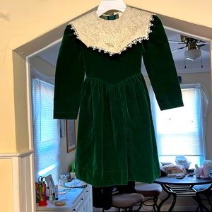 green formal dress